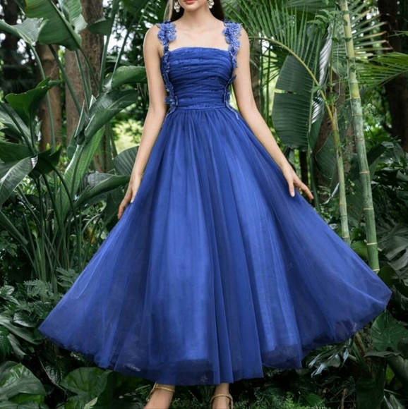 Ruched Bodice Tulle Homecoming Party Dress